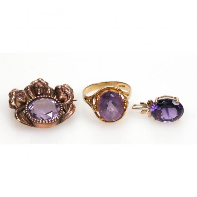 three-amethyst-jewelry-items