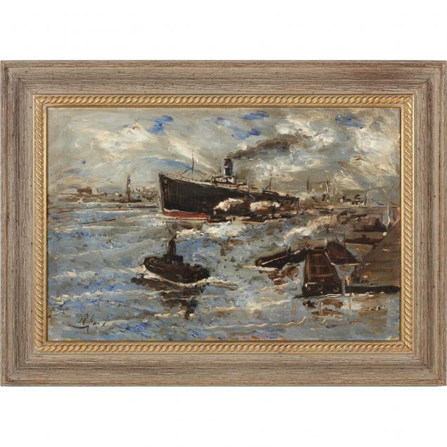 american-school-harbor-scene