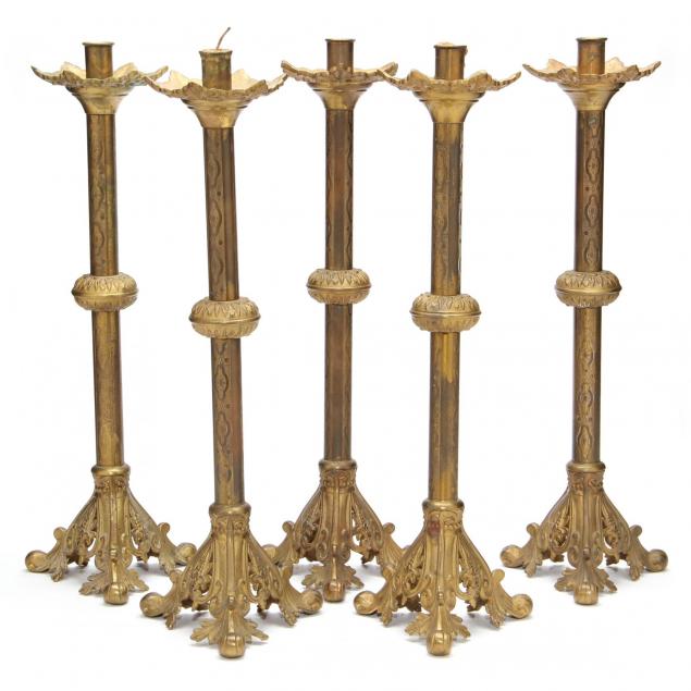 five-brass-altar-candlesticks