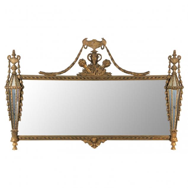 neoclassical-revival-overmantel-mirror