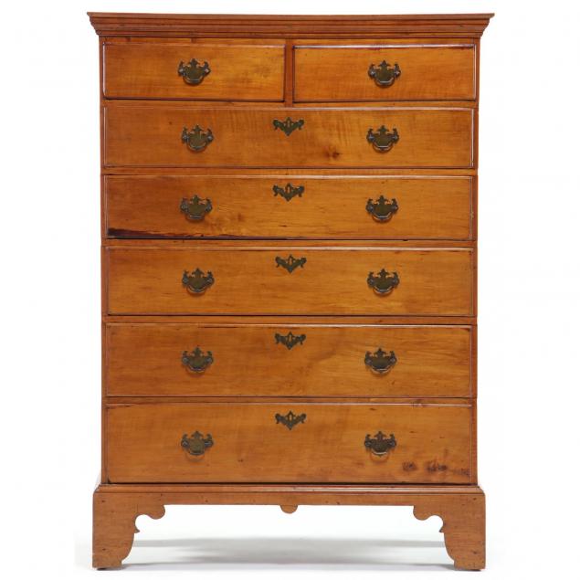 new-england-chippendale-semi-tall-chest-of-drawers