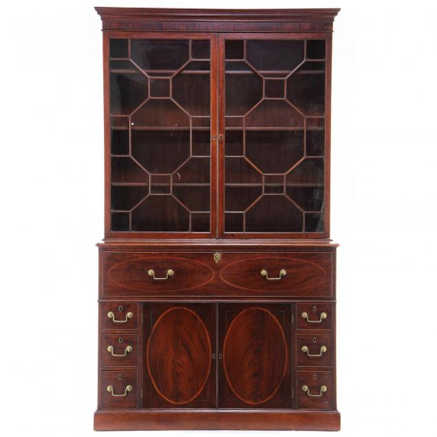 english-chippendale-secretary-bookcase