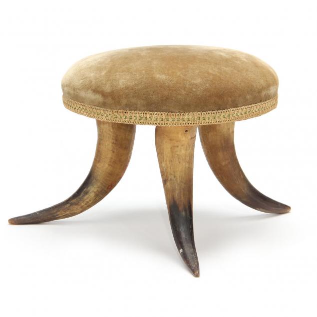 late-19th-century-tripod-stool-with-horn-legs