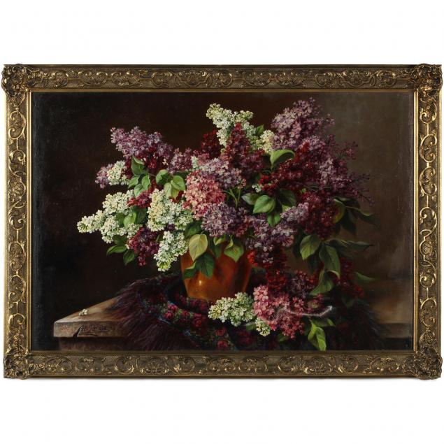 professor-h-o-schiele-german-19th-20th-c-still-life-with-lilacs