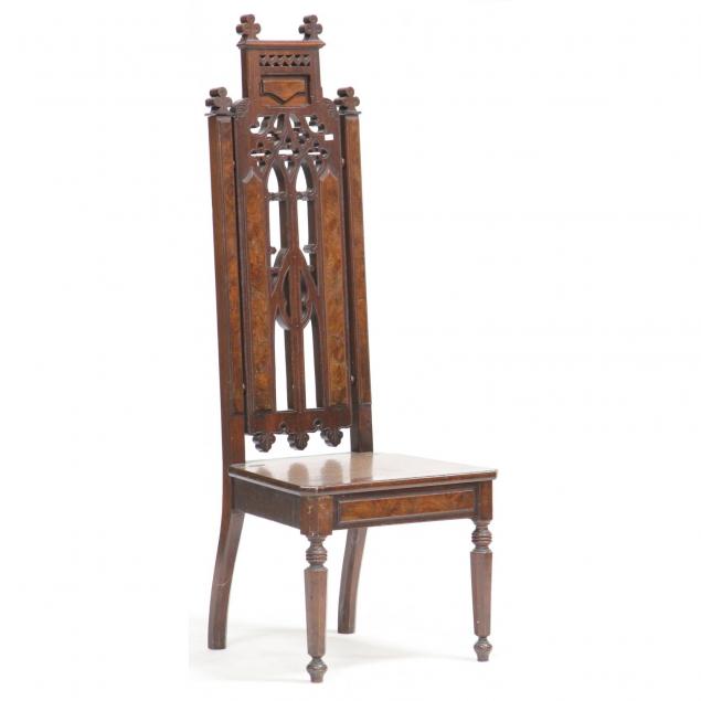 gothic-revival-hall-chair