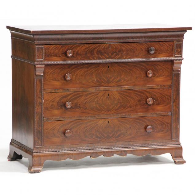 victorian-mahogany-four-drawer-chest