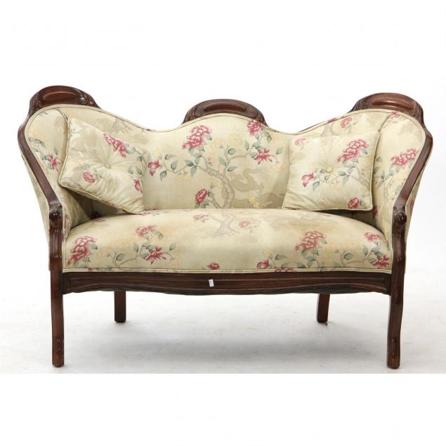 victorian-diminutive-triple-back-settee