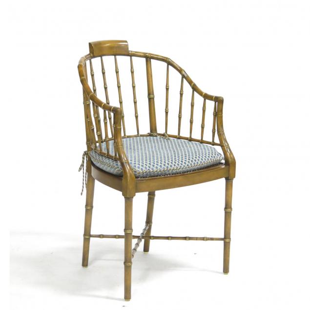baker-faux-bamboo-side-chair