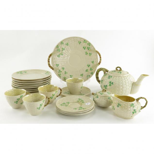 vintage-belleek-china-tea-set