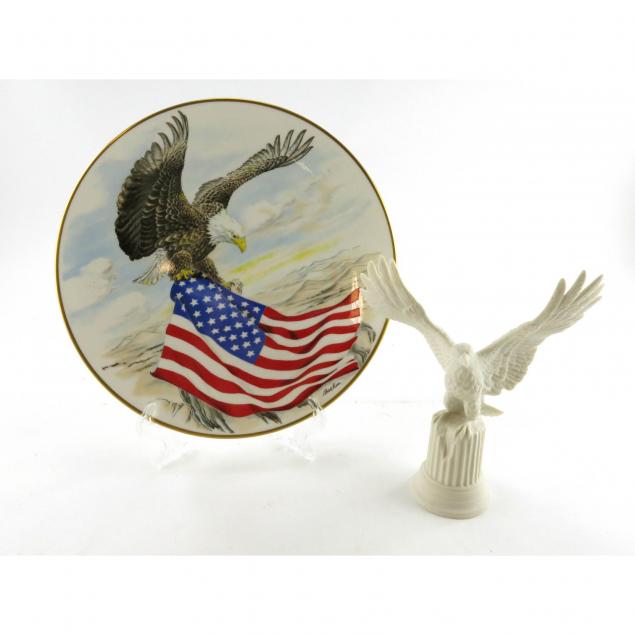 two-boehm-porcelain-eagle-collectibles