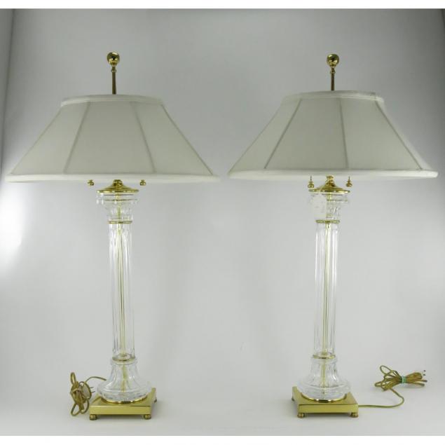 pair-of-glass-column-table-lamps