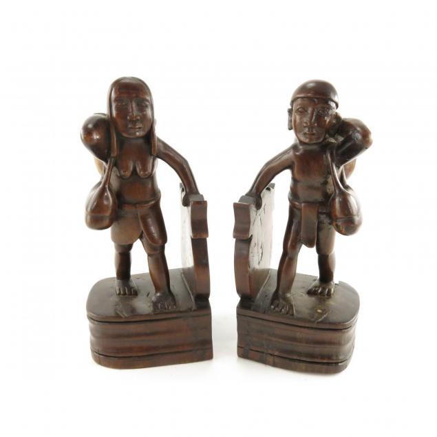 hand carved wooden bookends hand carved wooden bookends