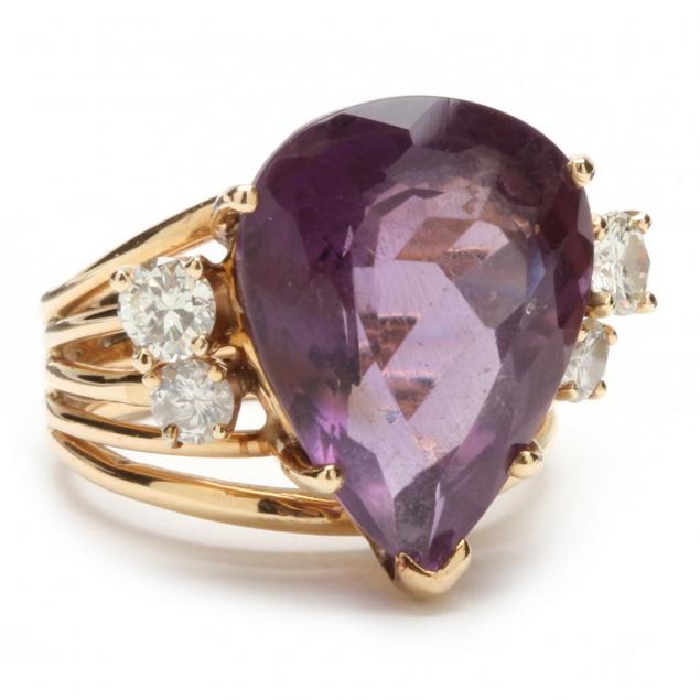 14kt-amethyst-and-diamond-ring