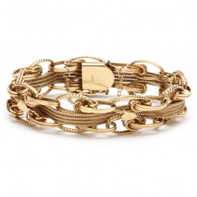 vintage-14kt-gold-bracelet