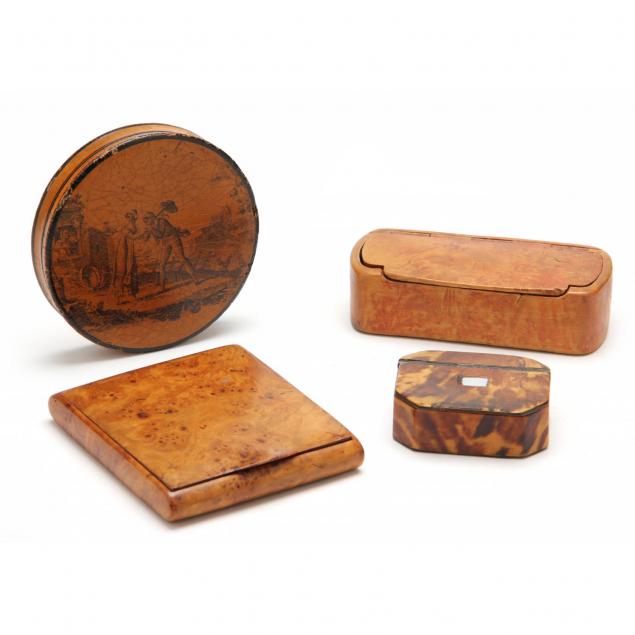 four-antique-snuff-tobacco-boxes
