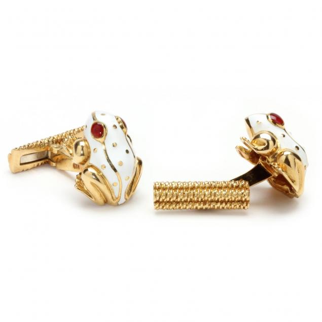 18kt-gold-and-enamel-cufflinks-david-webb