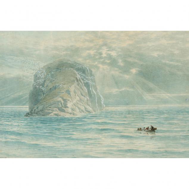 henry-anelay-scottish-1817-1883-bassrock-scotland