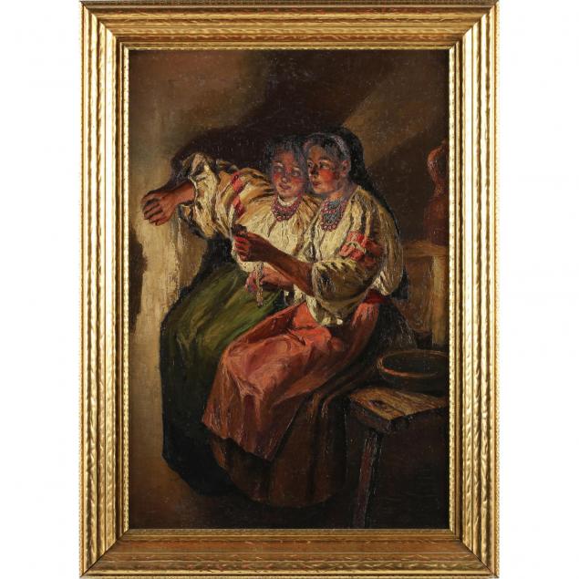 antique-genre-painting-of-gypsies