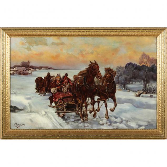 c-jampolsky-polish-russian-sleigh-scene