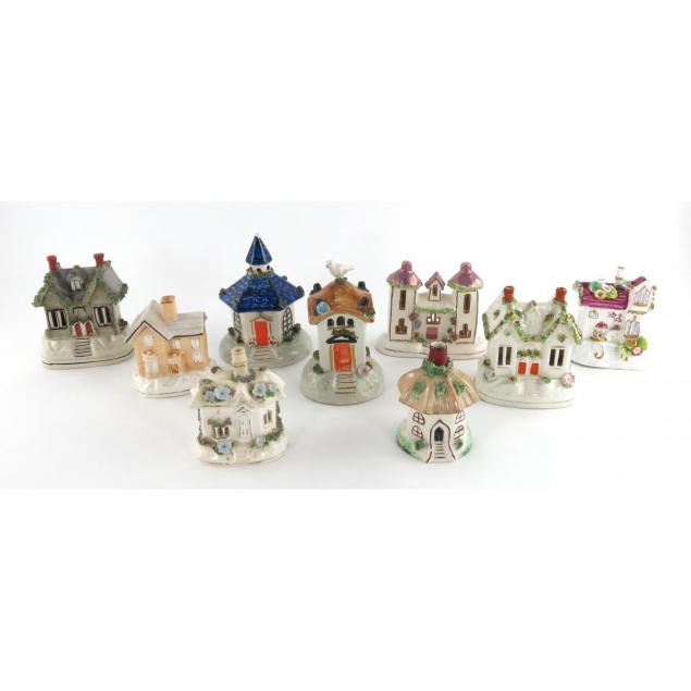 nine-staffordshire-porcelain-cottage-pastille-burners