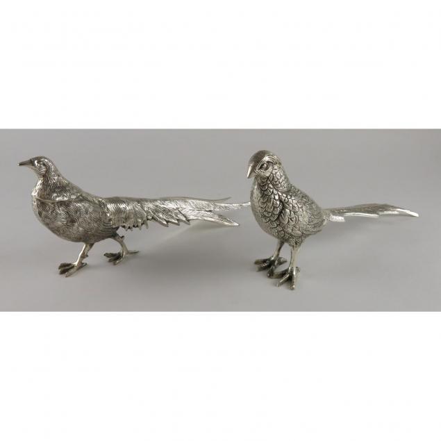 pair-of-silver-plate-table-pheasants