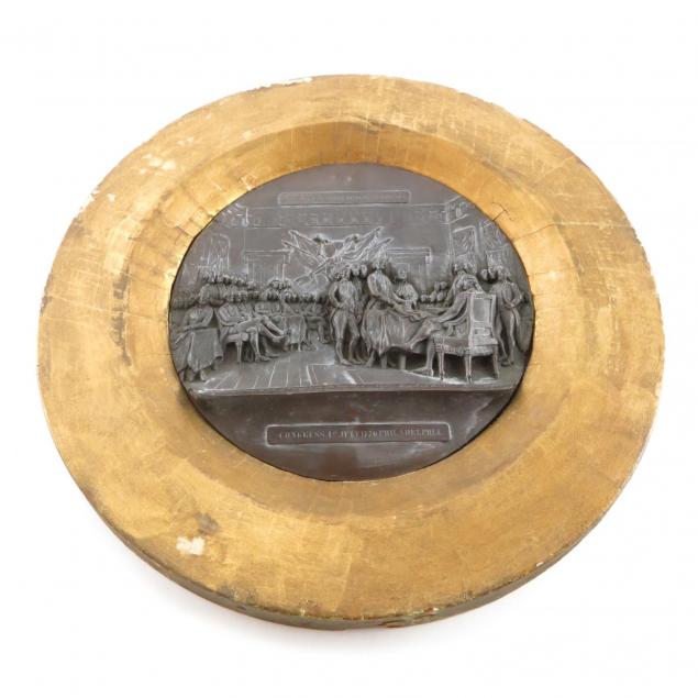 copper-relief-plaque-depicting-the-signing-of-the-declaration-of-independence