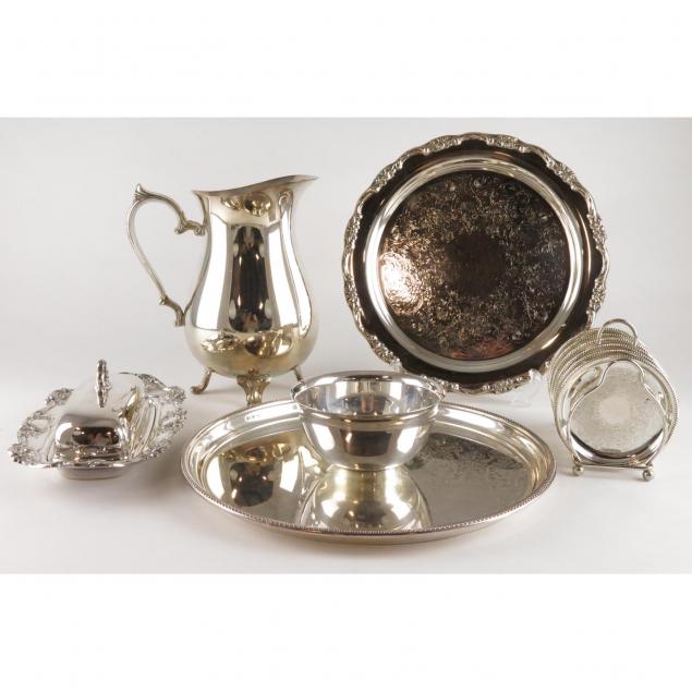group-of-assorted-silverplate-accessories