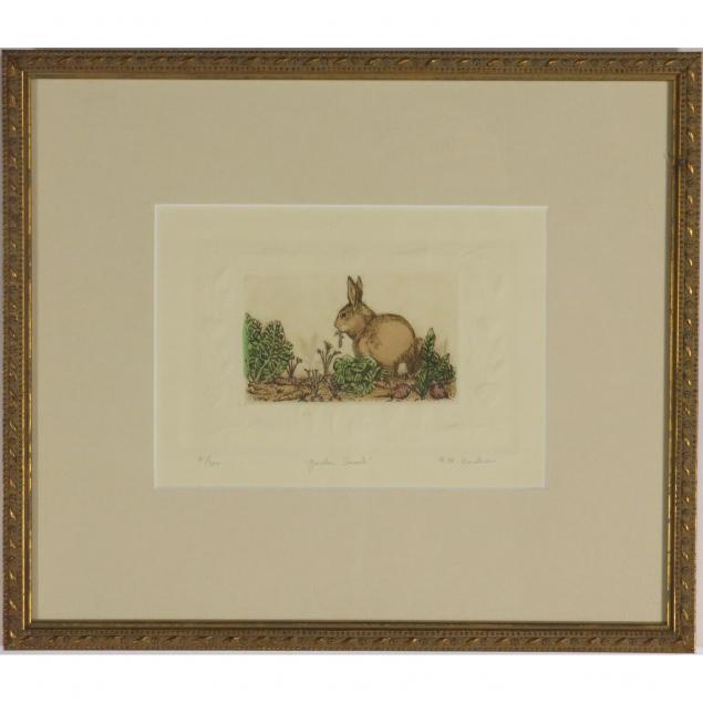 garden-snack-handcolored-etching-of-a-rabbit