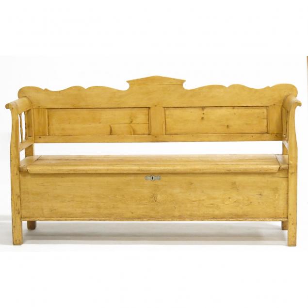 french-country-pine-large-storage-bench