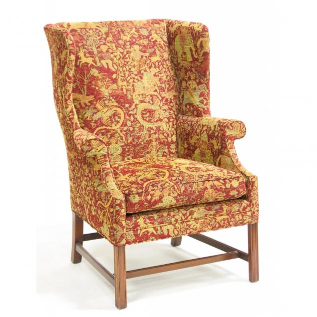 hepplewhite-style-upholstered-wing-chair
