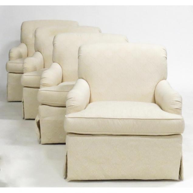 set-of-four-hickory-chair-upholstered-club-chairs