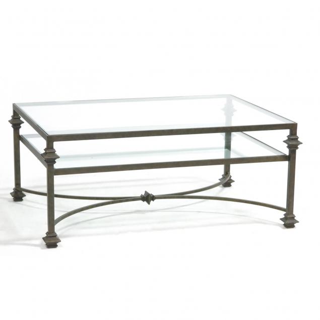 contemporary-designer-glass-top-coffee-table