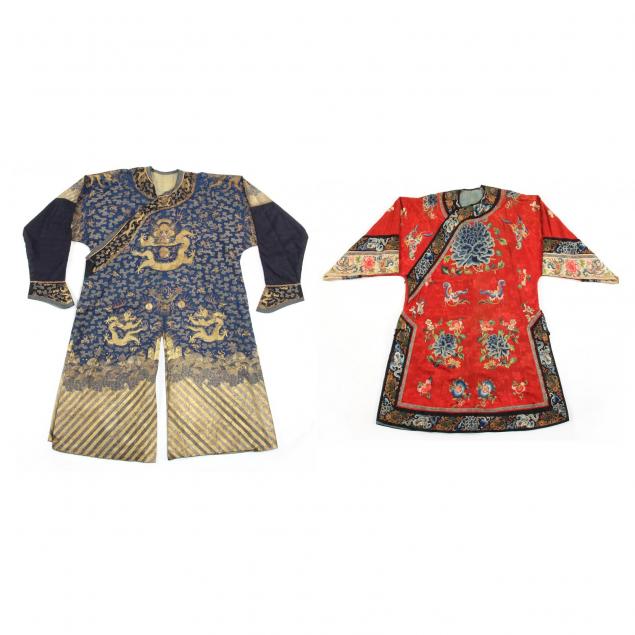 two-fine-chinese-mandarin-robes