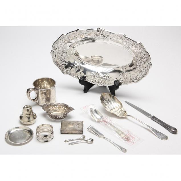 group-of-assorted-sterling-silver-silverplate