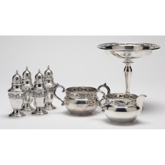 gorham-sterling-silver-strasbourg-table-group