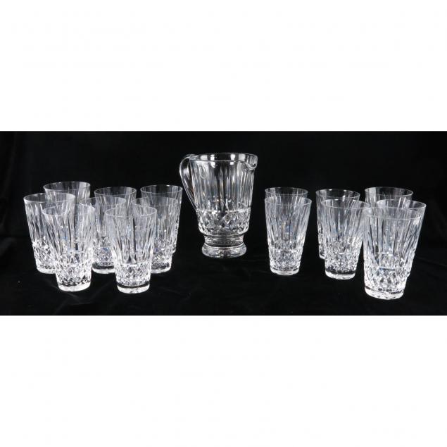 waterford-crystal-pitcher-and-glasses