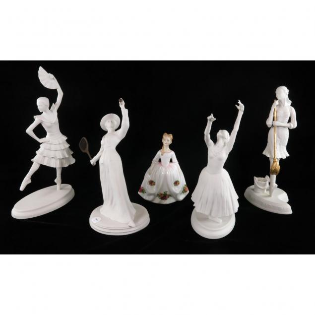 five-porcelain-figures