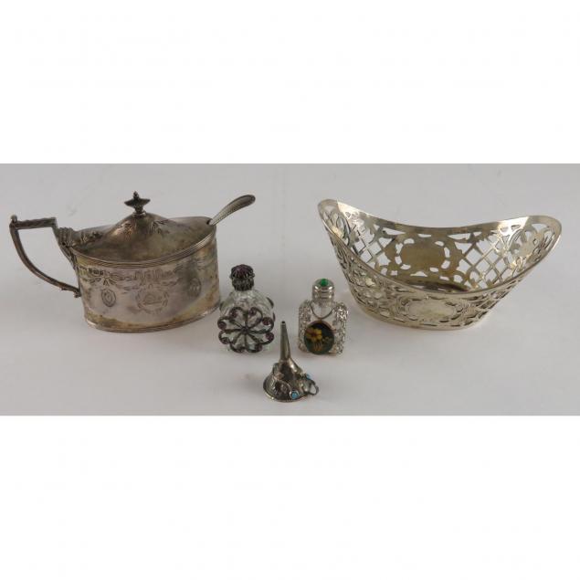 five-assorted-silver-objects