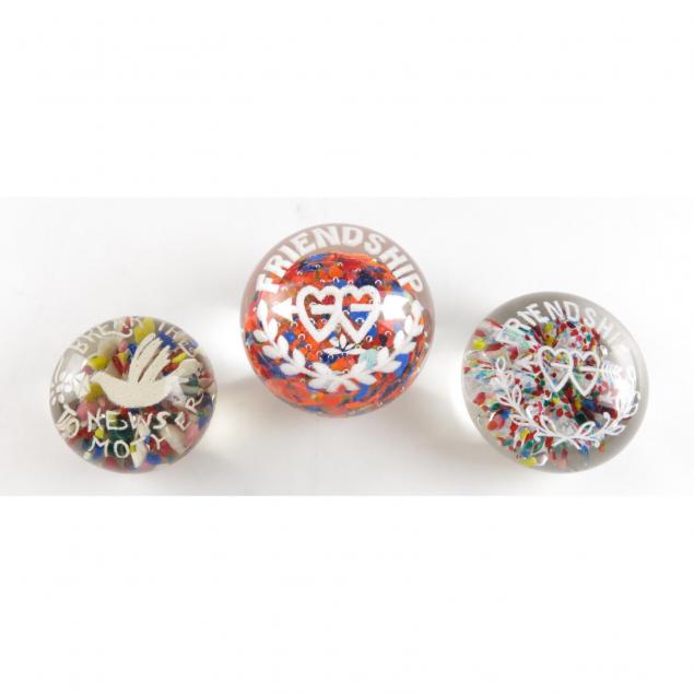 three-vintage-american-paperweights