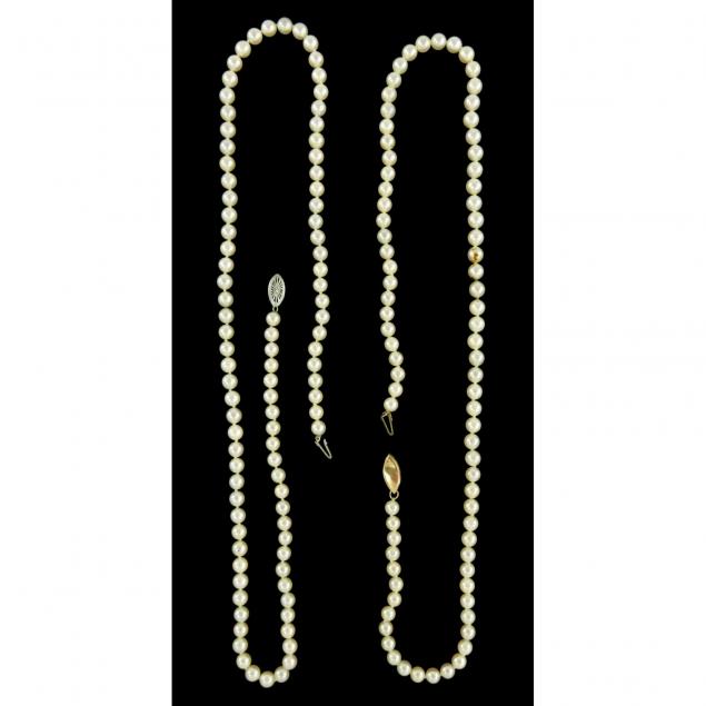 two-cultured-pearl-necklaces