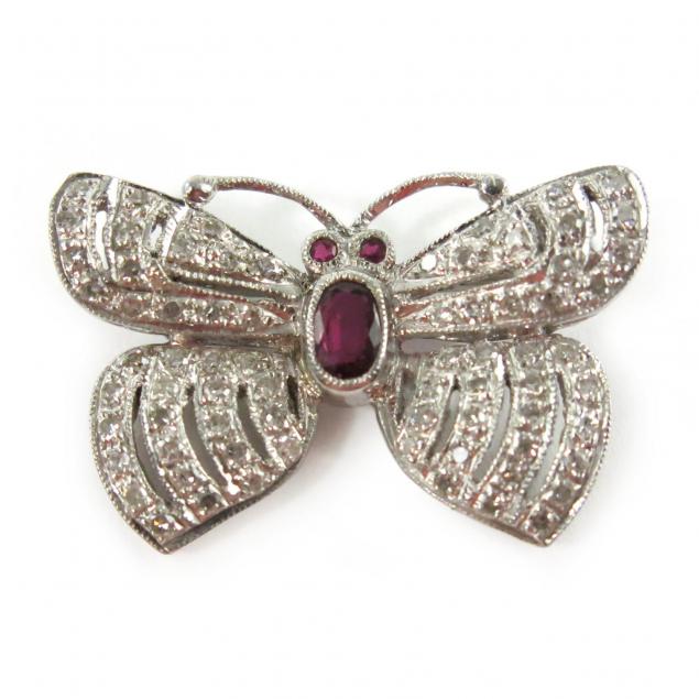 18kt-diamond-and-gem-set-butterfly-brooch