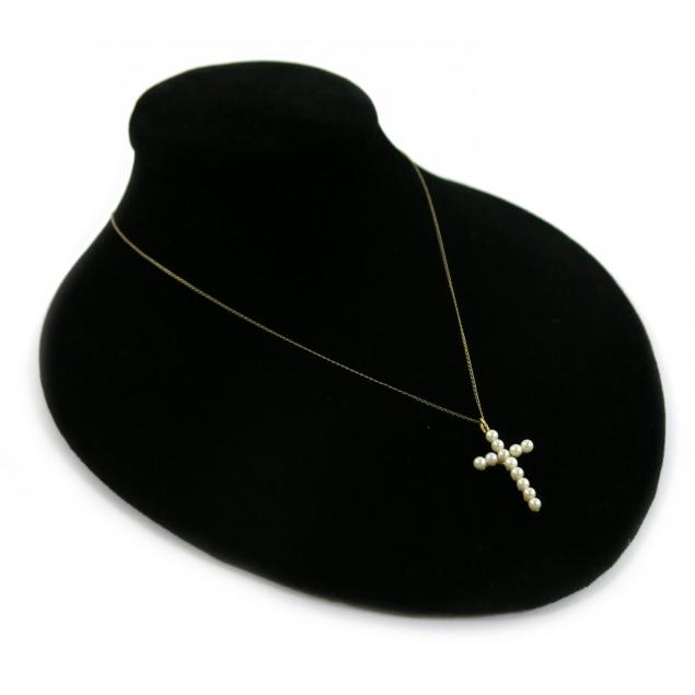14kt-chain-necklace-and-pearl-cross