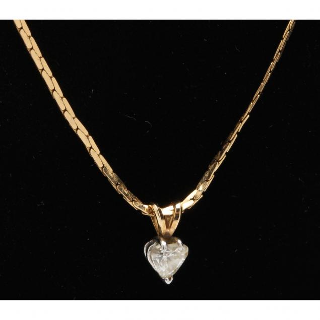 14kt-chain-necklace-with-diamond-pendant