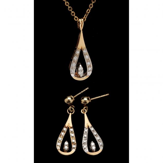 diamond-necklace-and-earrings