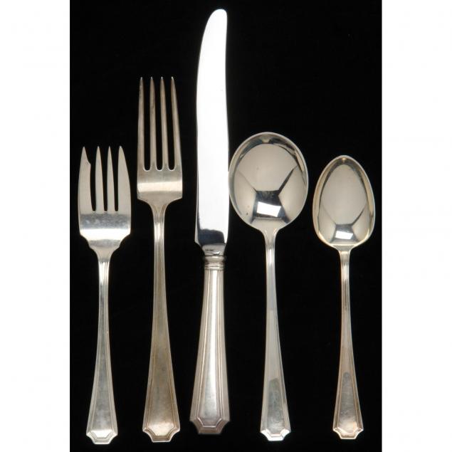 gorham-fairfax-sterling-silver-flatware-set