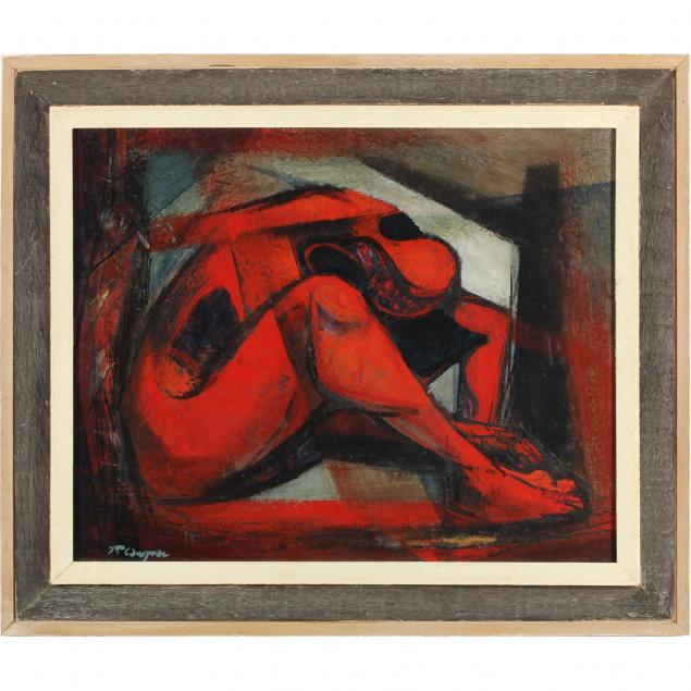 dick-wagner-american-20th-century-red-figure