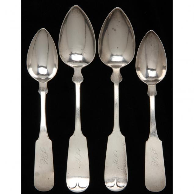 four-american-coin-silver-spoons