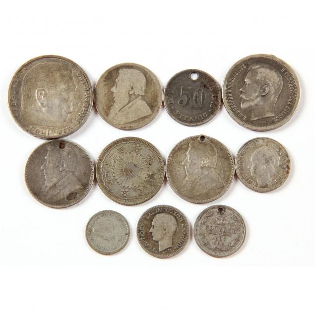 eleven-11-world-silver-coins