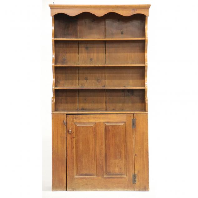 18th-century-new-england-stepback-pewter-cupboard