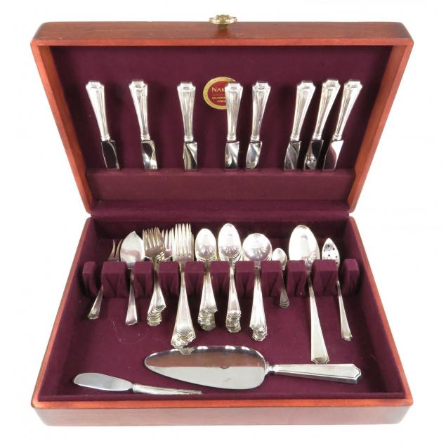 gorham-fairfax-sterling-silver-flatware-set